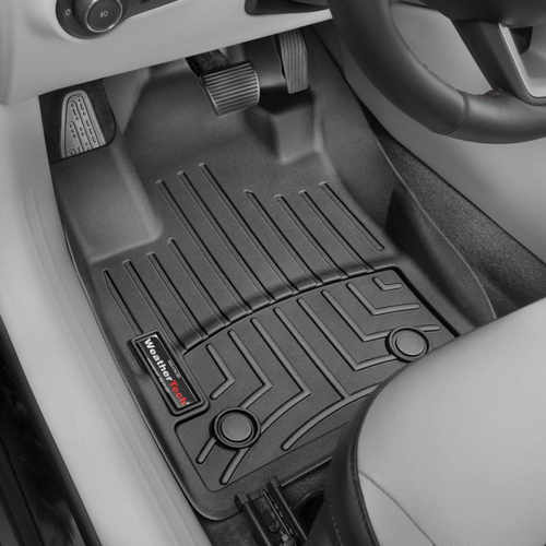 Килимки в салон для Jeep Compass 2017 - з бортиком, чорні, передні 4412051