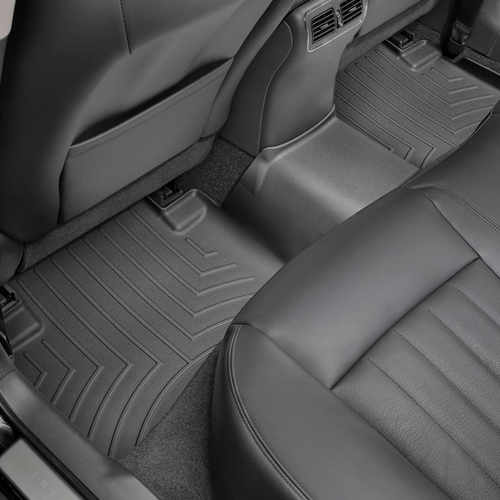 Килимки в салон для Infiniti QX50 2014 - з бортиком, чорні, задні 448682