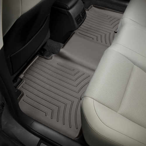 Килимки в салон для Toyota Avalon 2013 - з бортиком какао, задні 474763