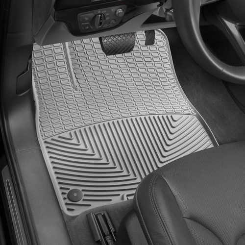 Килимки в салон для Audi Q7 2016 - сірі, передні W376GR