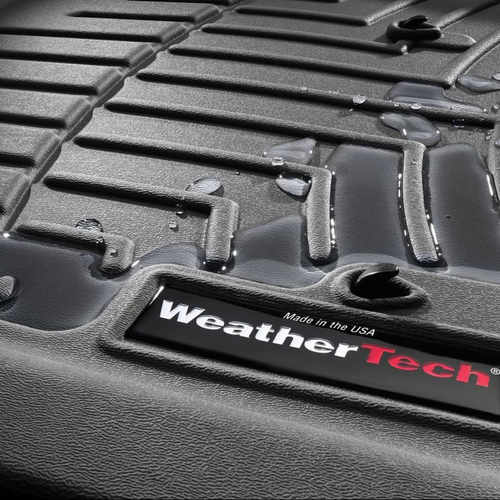 Килимки в салон для Jeep Compass 2017 - з бортиком, чорні, задні 4412052