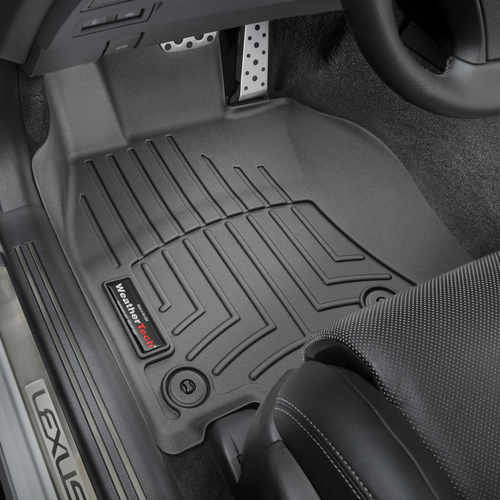 Килимки в салон для Lexus LS 460 2012 - AWD з бортиком чорні, передні 445141