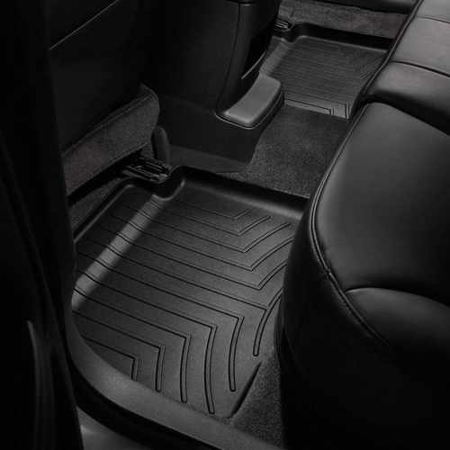 Килимки в салон для Mercedes-Benz E213 2016 - з бортиком чорні, задні 449462