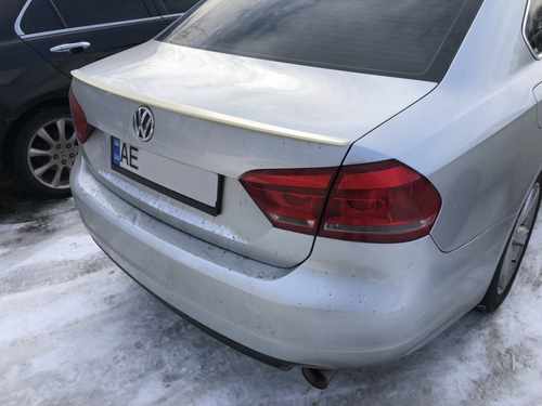 Спойлер лип на багажник Volkswagen Passat B7 (USA) 2010-2015