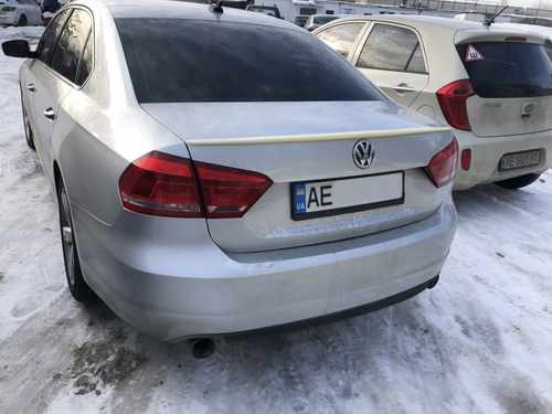 Спойлер лип на багажник Volkswagen Passat B7 (USA) 2010-2015