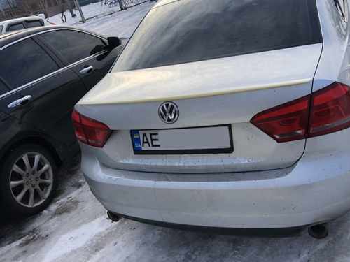 Спойлер лип на багажник Volkswagen Passat B7 (USA) 2010-2015