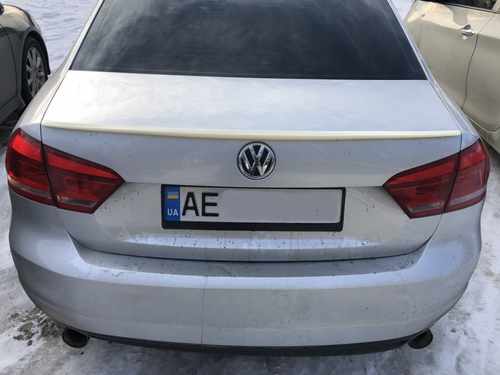 Спойлер лип на багажник Volkswagen Passat B7 (USA) 2010-2015