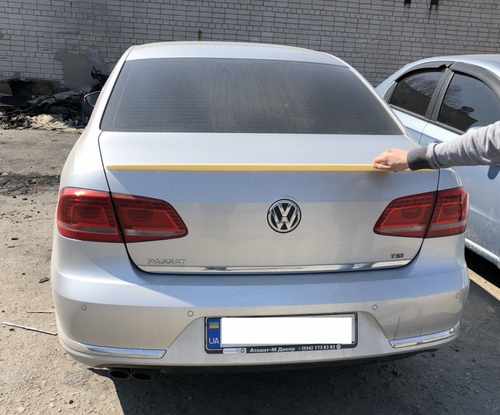 Спойлер лип на багажник Volkswagen Passat B7 (Європа) 2011-2015