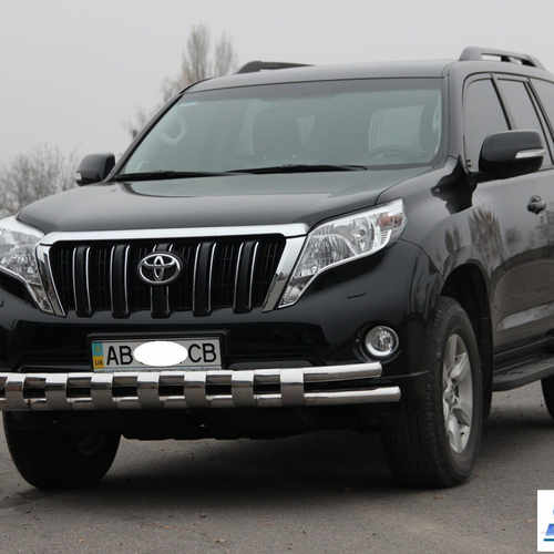 Передій захист подвійний для Prado 150
