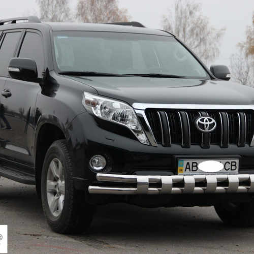 Передій захист подвійний для Prado 150