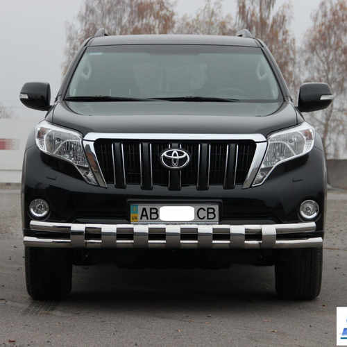 Передій захист подвійний для Prado 150