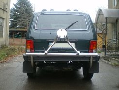 Захист задній з хвірткою для запаски Lada 4X4 (Нива 2121)