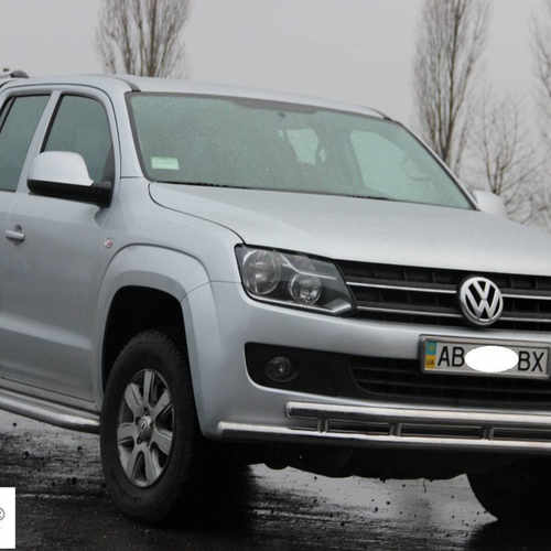 Передій захист подвійний для VW Amarok