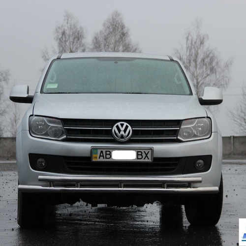 Передій захист подвійний для VW Amarok