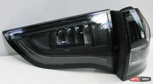 LED оптика Задні ліхтарі Mitsubishi Pajero Sport 2008+ (чорні)