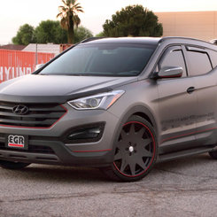 Дефлектори вікон вітровики EGR HYUNDAI SANTA FE 2012+ # 92435028B