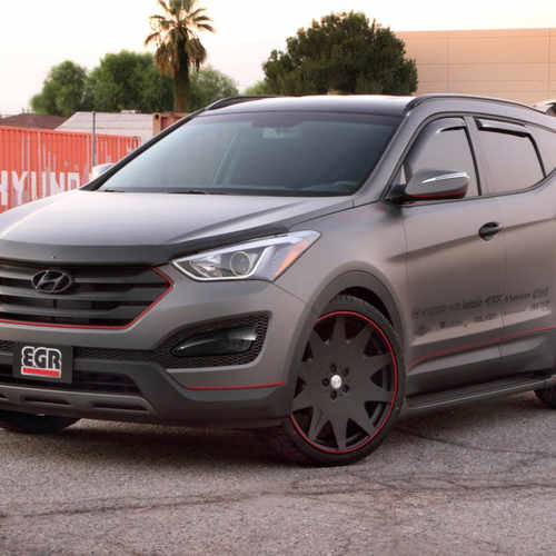 Дефлектори вікон вітровики EGR HYUNDAI SANTA FE 2012+ # 92435028B