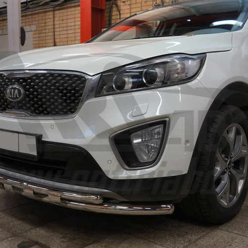 Захист переднього бампера Kia Sorento Prime 2015+ (Shark) d 60/42