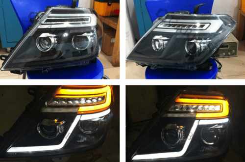 Передні LED фари DRL для Nissan Patrol Y62 Infinity QX56 2010+