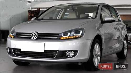 Альтернативна передня тюнінг оптика (стиль Golf7) для VW Golf 6 2009-2012
