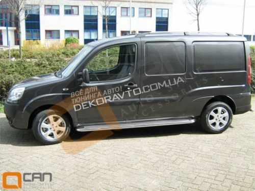 Бічні Пороги Can otomotiv майданчик для Fiat Doblo 2010+ довга база