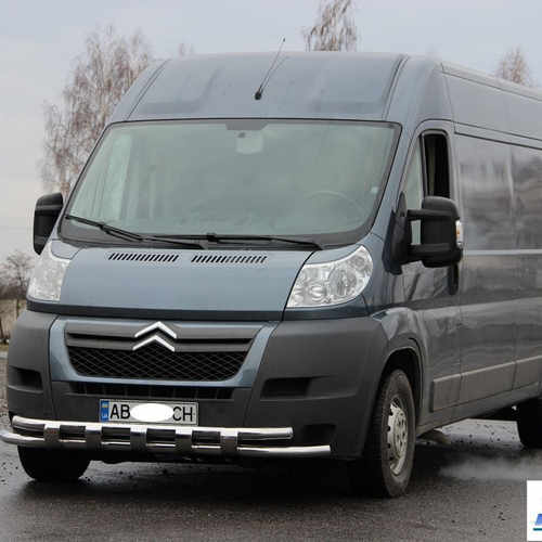 Захист переднього бампера подвійний для Citroen Jumper 2007+