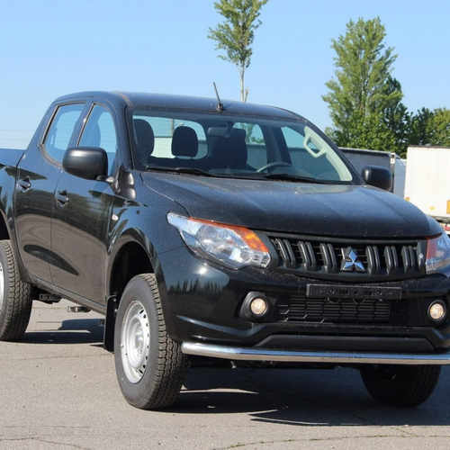 Захист переднього бампера одинарний для Mitsubishi L200 2016+/ Fiat FullBack