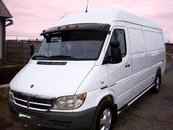 Пороги труба на Mercedes Sprinter W901-903 (Спринтер) 1995-2006 середня база