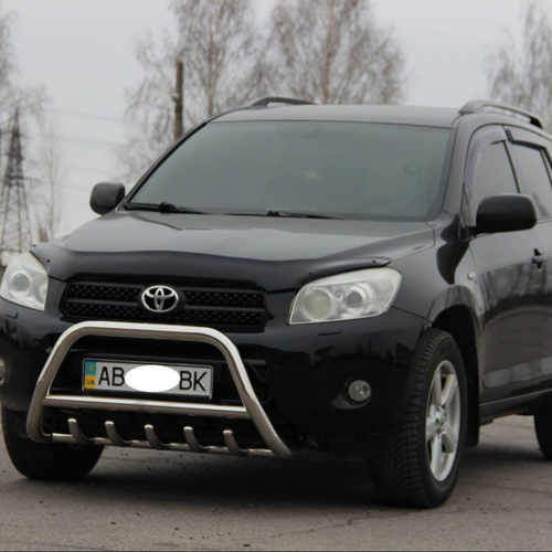 Кенгурятник з перемичкою і грилем D60 для Toyota Rav-4 2006-2012