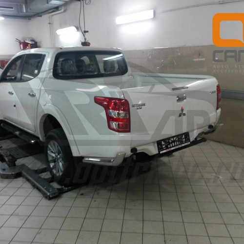 Захист заднього бампера Mitsubishi L200 (2016-)\ Fiat FullBack (куточки) d60