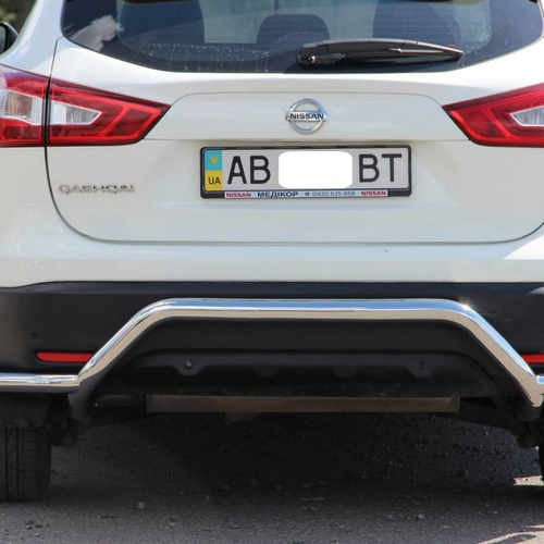 Захист бампера хвиля для Nissan Qashqai 2014+