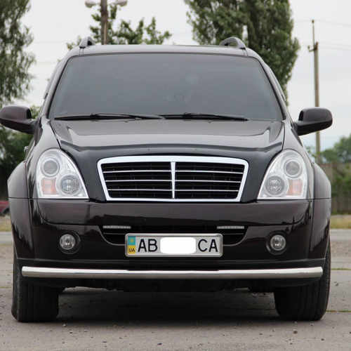 Захист переднього бампера одинарний Ø51 для Ssang Yong Rexton 2007-2012 / 2012-