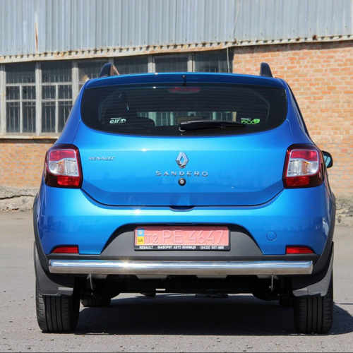 Захист заднього бампера пряма для Renault Sandero Stepway 12+