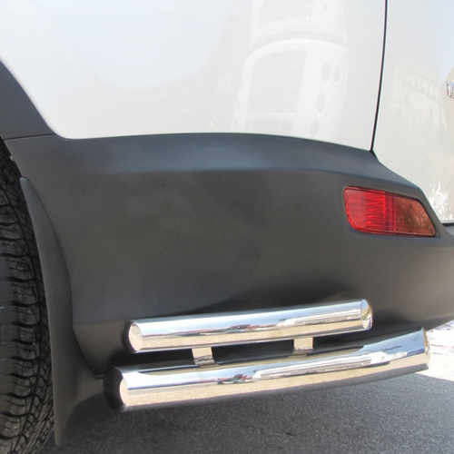 Захист заднього бампера куточки подвійні для Toyota Rav 4 2013-2016