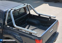 Захисні дуги в кузов Omsa Line Kobra Roll Bar для Nissan Navara 2005-2016