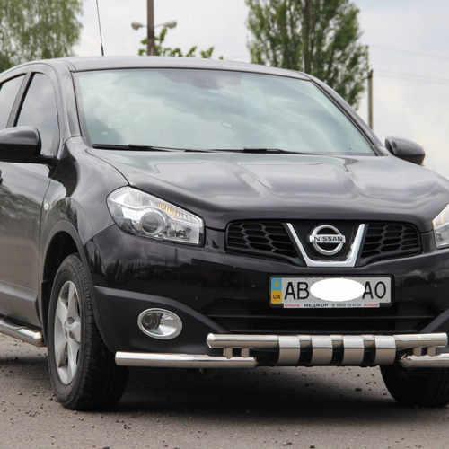 Захист переднього бампера для Nissan Qashqai 2010-2014