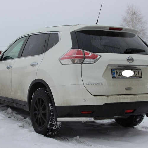 Захист заднього бампера кути для Nissan X-trail 2014+