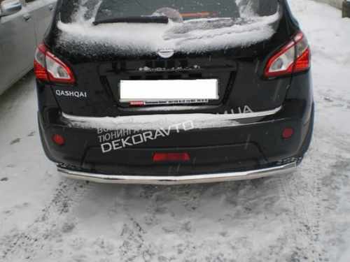 Захист заднього бампера для Nissan Qashqai 2010-2014