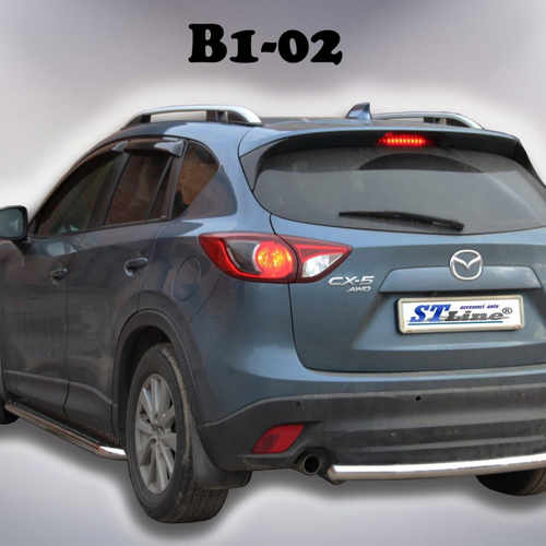 Захист заднього бампера 60 мм для Mazda CX-5 2012-2016