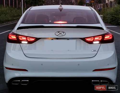 Альтернативна світлодіодна оптика задня (червона) для Hyundai Elantra AD 2016+ тип V1