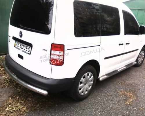 Пороги труба Can otomotiv для VW Caddy II 2010+