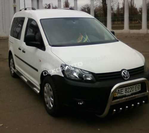 Пороги труба Can otomotiv для VW Caddy II 2010+