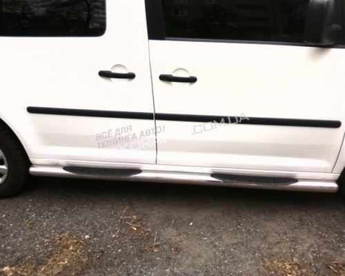 Пороги труба Can otomotiv для VW Caddy II 2010+