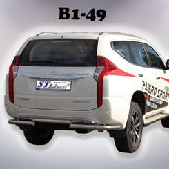 Задня захист бампера для Mitsubishi Pajero Sport 2016+
