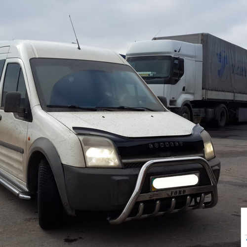 Кенгурятник з написом і грилем D51 для Ford Connect 2006+ (WT004)