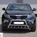 Кенгурятник з перемичкою і грилем D60 для Kia Sportage 2010-2015