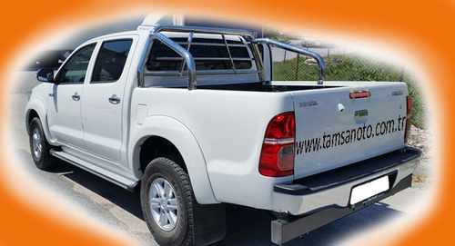 Дуга в кузов Rollbar Hilux 2005-2015 (з гратами і написом Hilux)