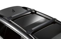Перемички на рейлінги 2шт. (З замком) Erkul Wingcarrier V1 Туреччина для Volkswagen Sharan 2000-2010,2010 , Чорні