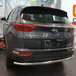 Захист заднього бампера KIA Sportage (2016-) (одинарна) d60