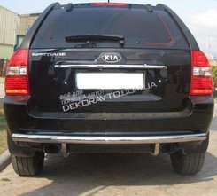 Задня захист пряма труба Can otomotiv для Sportage/Tucson 2004-2009